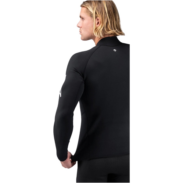 2026 Zhik Männer Microfleece Neoprenanzug Top DTP-0530-BLK - Black